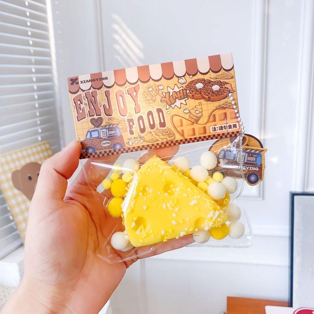 Daron1 Đồ Chơi Xốp Squishy Giảm Stress Hình Kem Ốc Quế Dễ Thương Cho Bé