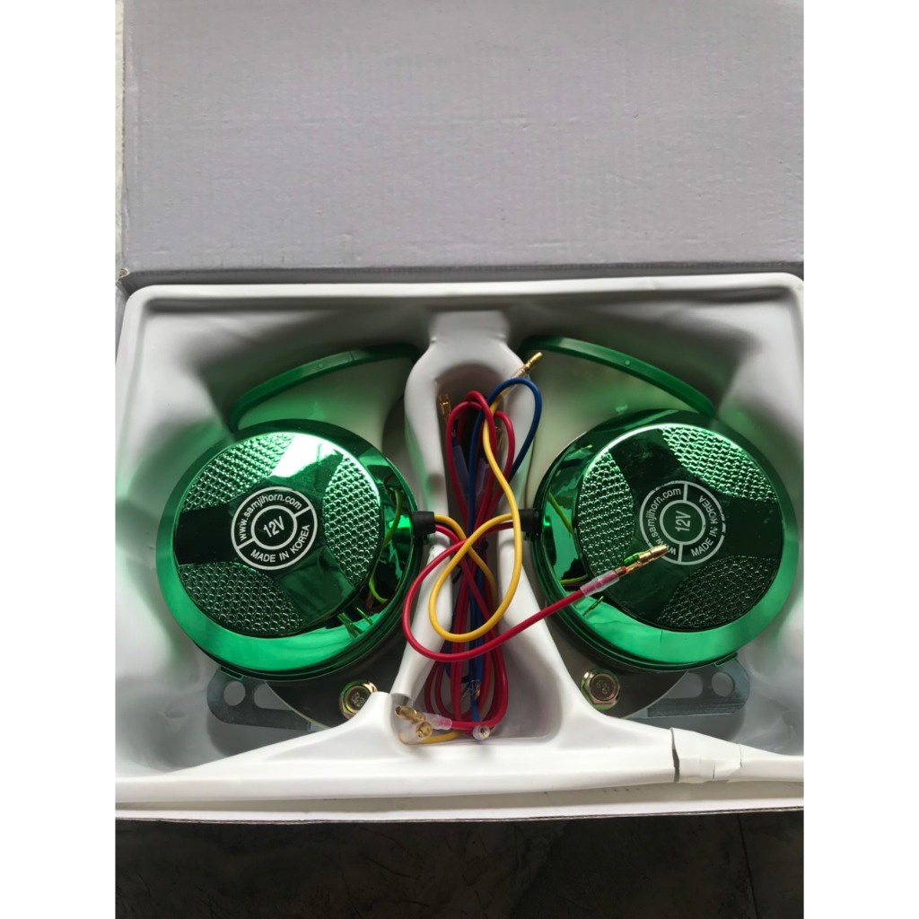 Còi ngân Hàn Quốc 3 tiếng 12v 24v xịn chính hãng .!