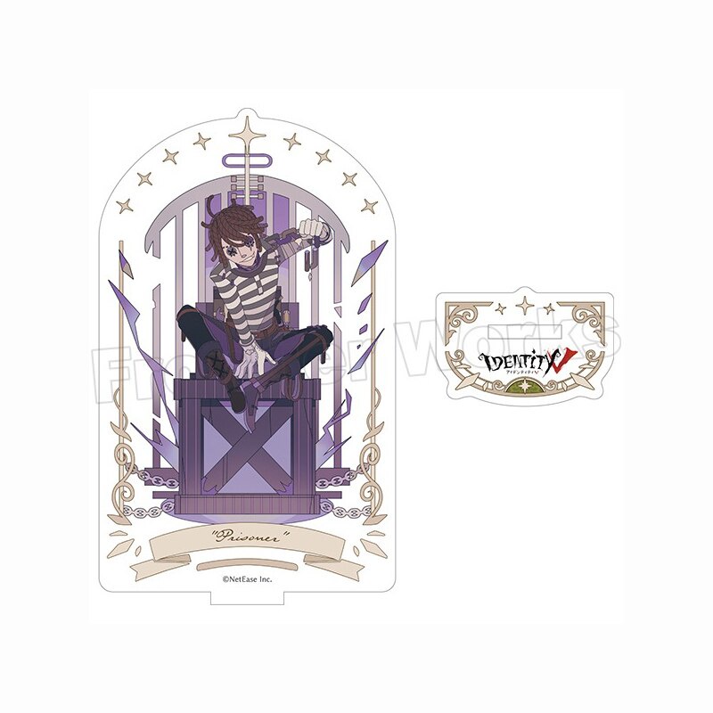 Mô hình Standee New Anime Identity V Cosplay Mercenary Embalmer Prospector Seer Prisoner in hình nhân vật 2 mặt rõ nét