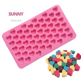 Khuôn silicone Làm Đá / chocolate Hình Trái Tim 3d