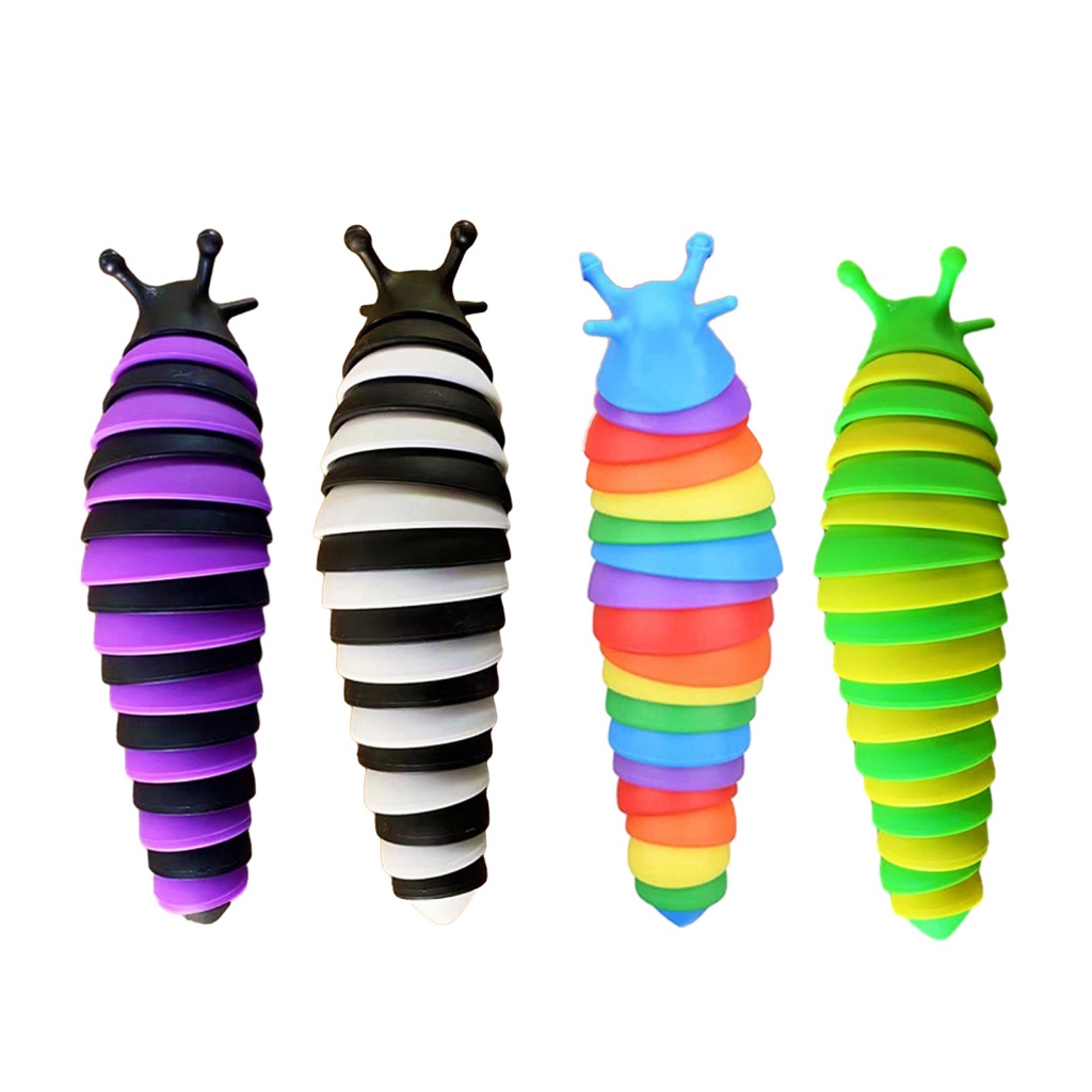 Đồ Chơi Sâu Bướm Nhiều Màu Sắc Vui Nhộn Giảm Căng Thẳng Cho Trẻ Em Và Người Lớn