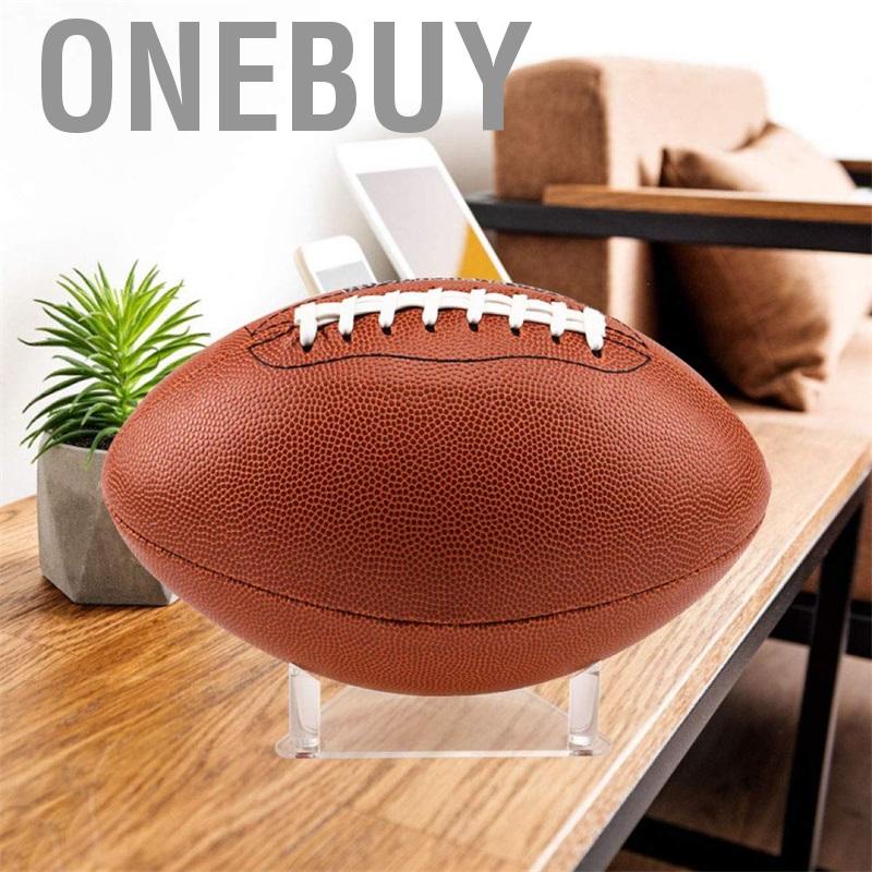 Onebuy Ball Rack Triangular Stable Durable Base Plate Display for Football Volleyball Bowling Sporting Goods