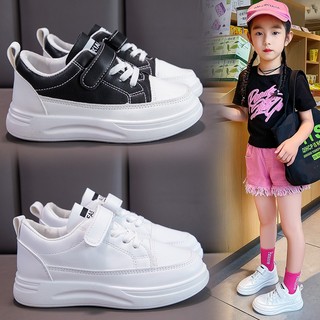 Giày thể thao trắng một lớp phong cách hàn quốc cho bé gái