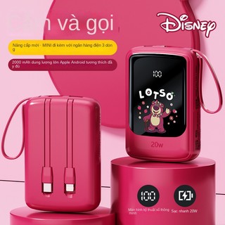 Disney Pin Sạc Dự Phòng Không Dây disney Tx8 pd22.5w power 20,000 mah Màn Hình Kỹ Thuật Số Siêu Mỏng