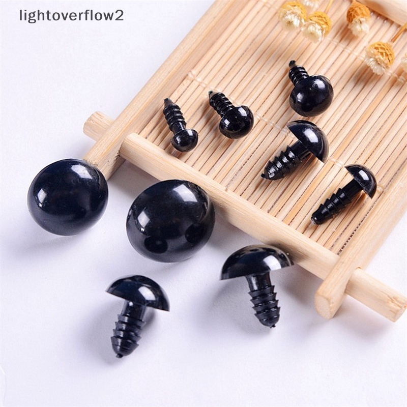 Set 100 Mắt Nhựa 6-12mm Cho Búp Bê Thú Nhồi Bông