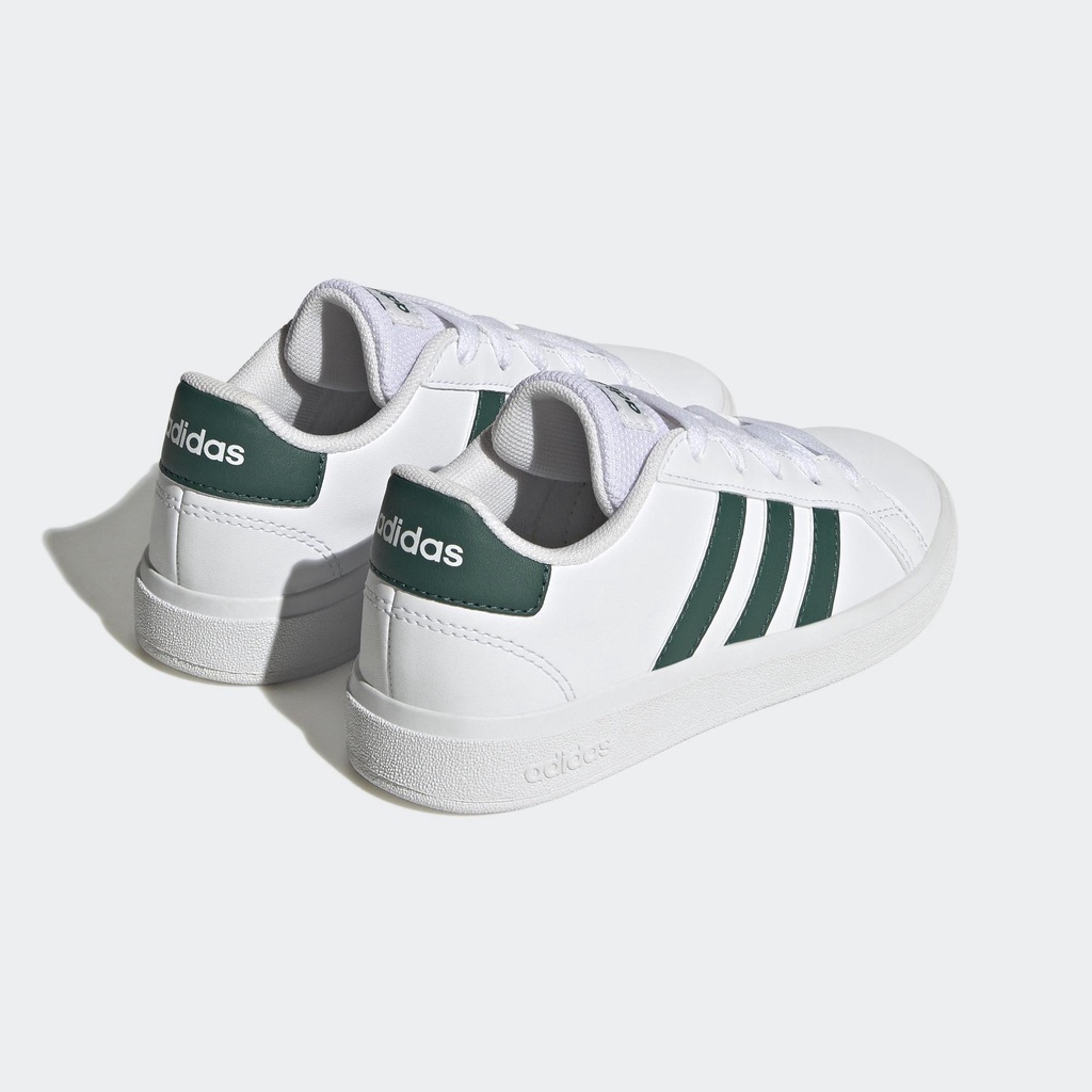 Adidas Quần vợt Giày Tennis Lace-Up Grand Court Lifestyle Trẻ em trắng IG4830