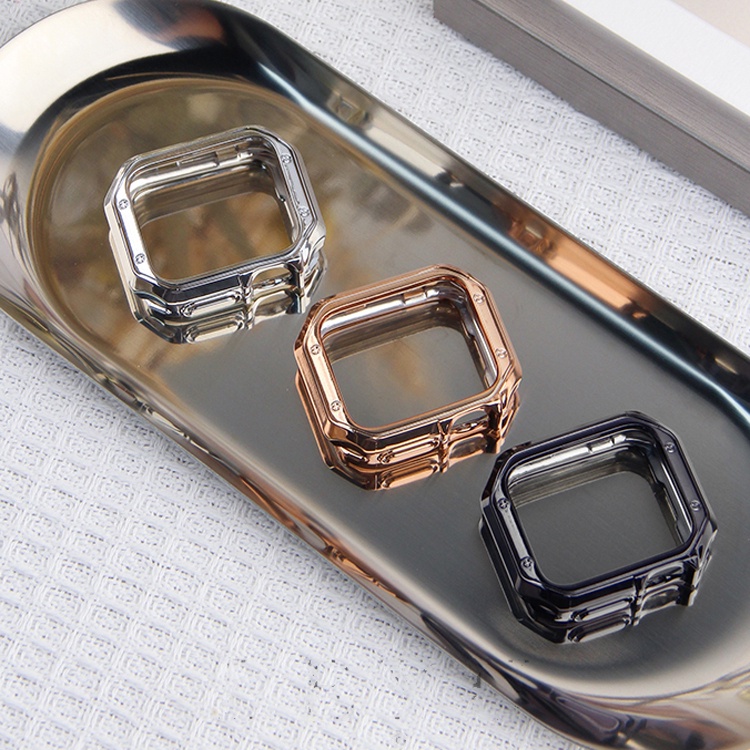 Ốp Khung tpu Mềm Bảo Vệ Đồng Hồ apple watch ultra 2 49mm iwatch series 9 8 7 se 6 41mm 45mm 44mm