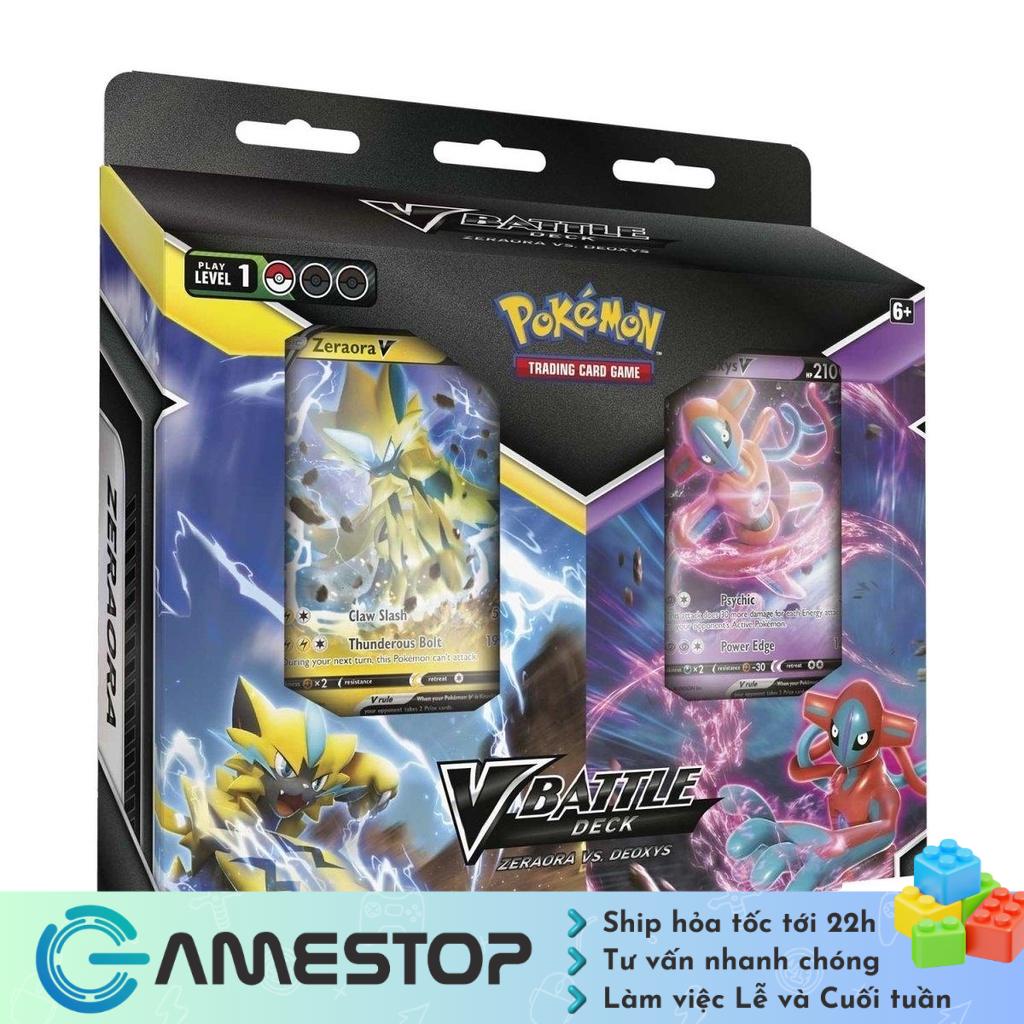 Thẻ bài Pokemon TCG V Battle Deck Zeraora vs Deoxys phiên bản tiếng Anh POKTCGUS2TH09