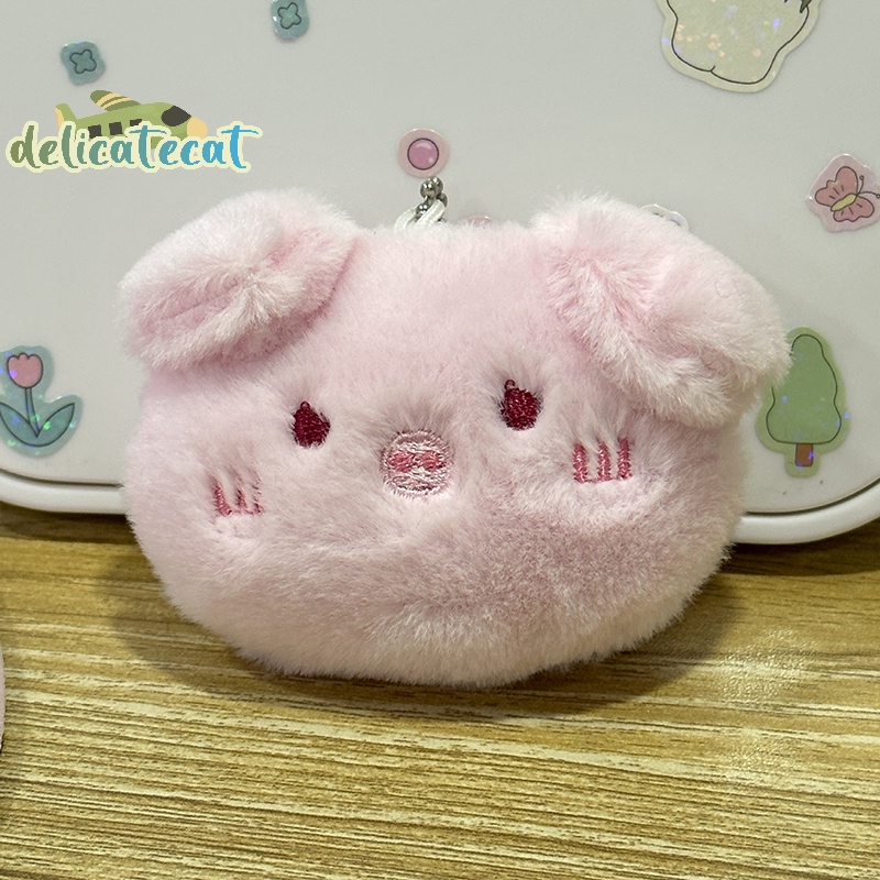 Móc Khóa Búp Bê Gấu Trúc / Gà Nhồi Bông Mềm Mại Đáng Yêu