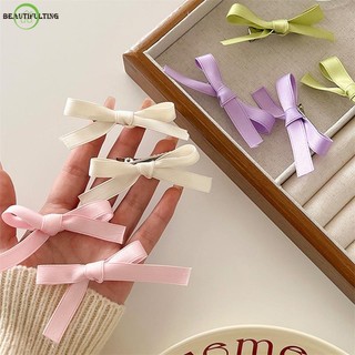 Set 5 kẹp tóc nơ nhỏ dễ thương cho bé gái, kẹp nơ mini nhiều màu