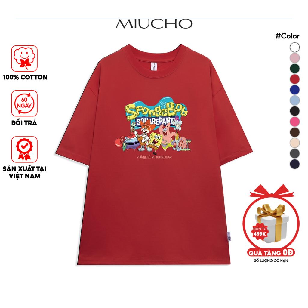 Áo thun nữ tay lỡ form rộng đẹp chất vải cotton mềm mại local brand Miucho AT297 in graphic