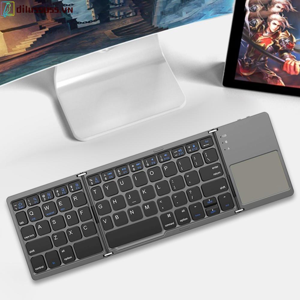 Bàn Phím Không Dây Kết Nối bluetooth dilussoss.vn Cho Điện Thoại / Máy Tính Bảng