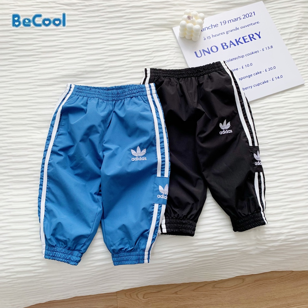 Set Quần Áo Gió Thể Thao Adidass Siêu Xinh Cho Bé, Bộ Quần Áo Thu Đông Cho Bé Từ 10-27kg