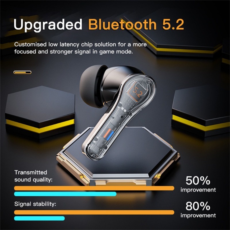Hx Tai Nghe Chụp Tai bluetooth Không Dây n35 tws Pin 15h Chống Nước Thoải Mái Khi Chơi Game