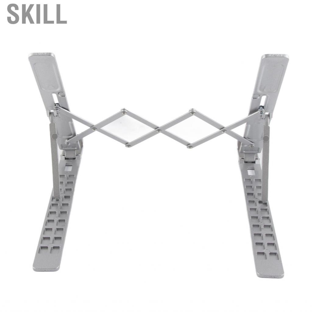 Skill Laptop Stand  Holder Folding Portable Aluminium Alloy Adjustable Anti Slip for 17.3in Devices
