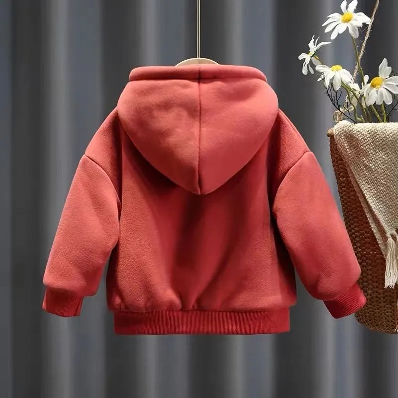 Áo Nỉ Tay Dài Dáng Rộng Có Túi In Hình Gấu Phong Cách Hàn Quốc Thời Trang Thu Đông Mới Cho Bé Gái