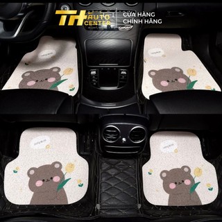 Thảm lót sàn xe hơi gấu Bear - thảm lót sàn ô tô siêu bền chống thấm dễ vệ sinh
