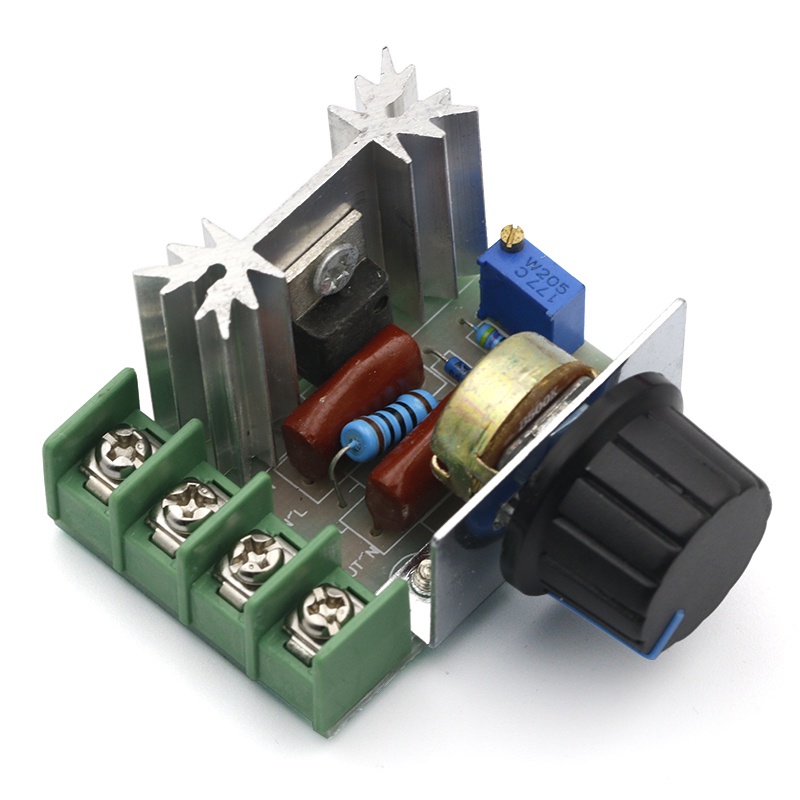 Module Điều Chỉnh Tốc Độ SCR Công Suất Cao 2000W - Điều Chỉnh Điện Áp và Nhiệt Độ - 220V
