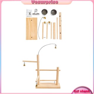 Thanh gỗ tự nhiên huấn luyện chim vẹt đứng