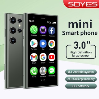 SOYES S23 Pro mini Android8.1 điện thoại thông minh 3 inch màn hình 4GB+64GB thẻ SIM đôi chơi điện thoại nhỏ