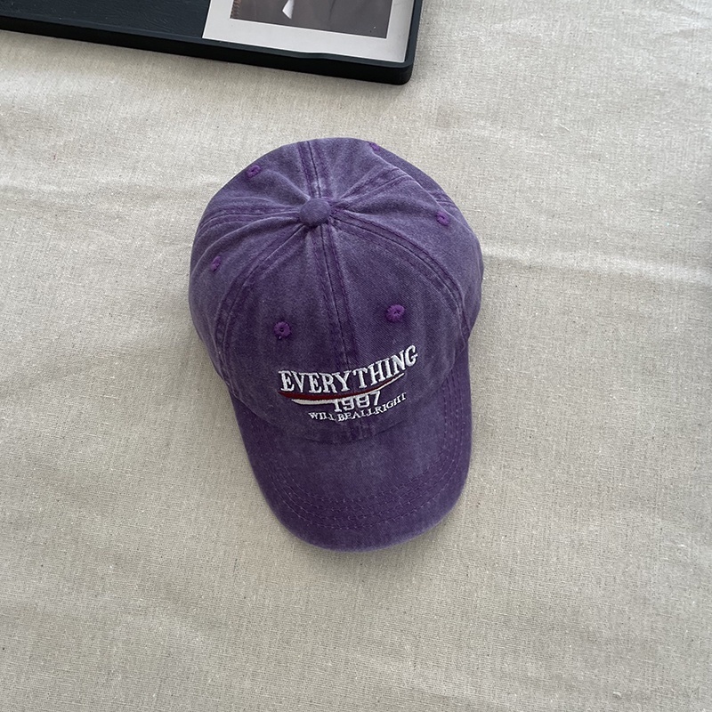 Mũ Lưỡi Trai Thêu Chữ + Số Chất Liệu cotton Cho Bé