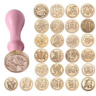 1 Con Dấu Sáp 26 Chữ Cái Phong Cách vintage