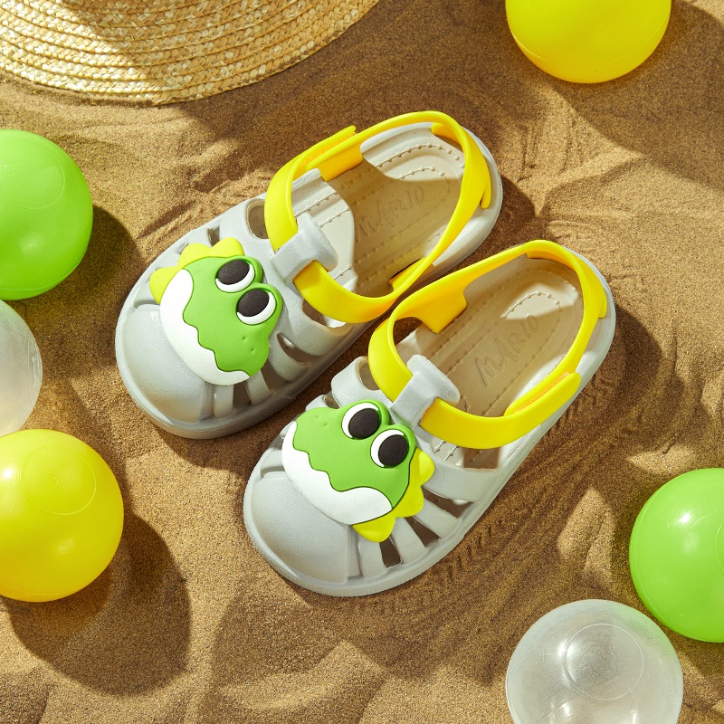 Cheerful Mario giày sandal ngựa pony Cho Bé Gái sandal  eva đế mềm dép rọ hoạt hình trẻ em Thời Trang