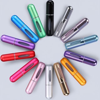 Chai chiết, ống chiết nước hoa dạng xịt 5ml vỏ nhôm tiện lợi,lọ chiết-lperm