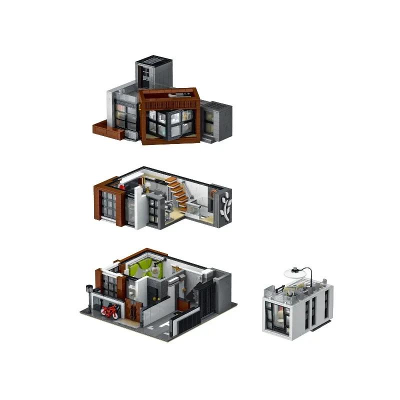 Đồ chơi Lắp ráp Mô hình Creative Expert Modular Buildings MOC 10204 Modern Villas Modular