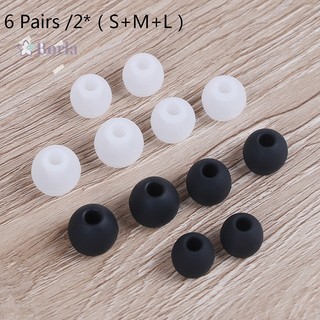 Set 6 cặp / 2 * tai nghe nhét tai chất liệu cao su silicone duomiao111