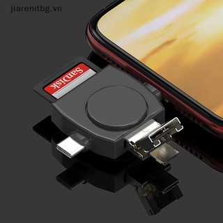 Đầu Đọc Thẻ Nhớ TF SD 4 Trong 1 Cho IPhone IPad Android