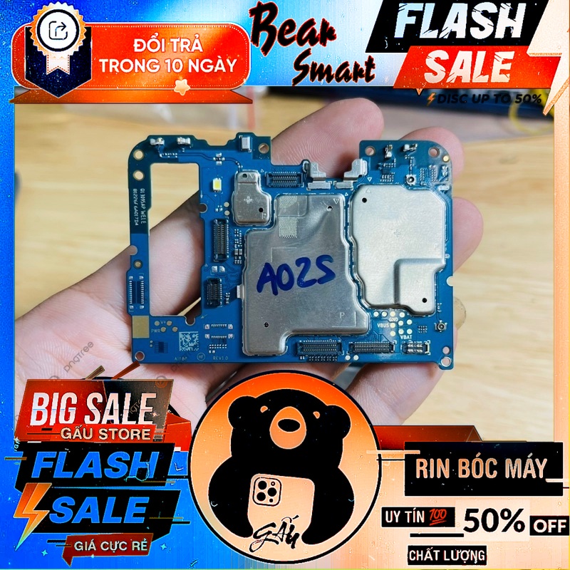 Main Xác Samsung A02S Lấy Linh Kiện Sửa Chửa / Main Phế / Main Mất nguu