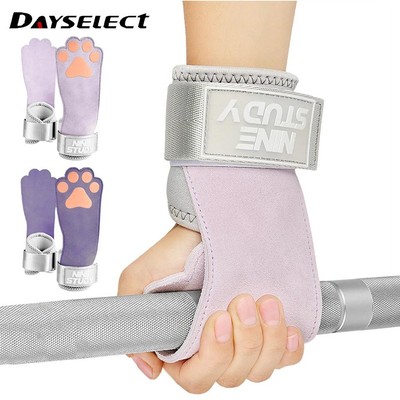 1 Cặp Găng Tay Nâng Tạ Bằng Silicone Chống Trượt Kèm Dây Đeo Cổ Tay