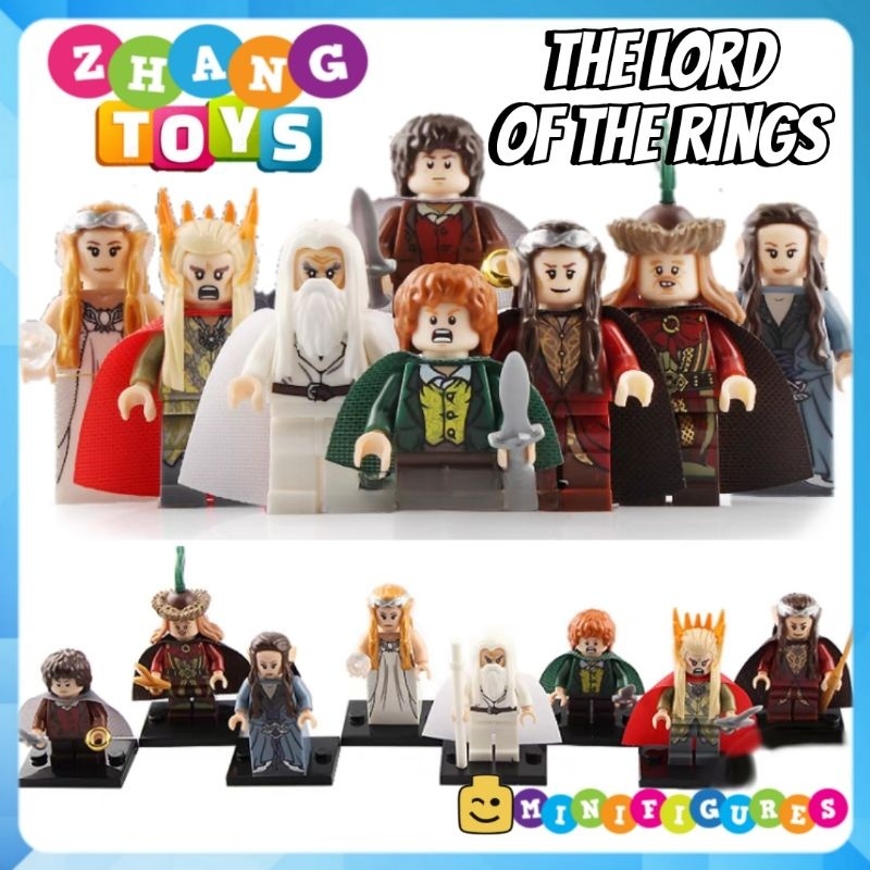 Mô hình nhân vật Frodo Gandalf Thranduil Elrond Galadriel Arwen Merry The Lord of the Rings POGO PG8