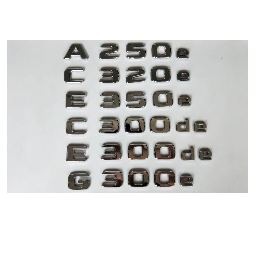 Nhãn dán chữ cái mới logo cốp sau cho biểu tượng Mercedes benz C200d C220d CLA200d CLS300d GLC200d G
