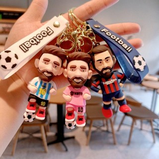 Móc Khóa Hình Cầu Thủ Messi 3D Độc Đáo