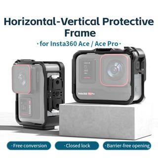  Shadowstone Insta360 Ace Pro Thỏ Lồng AcePro Khung Phụ Kiện Camera Hành Động 