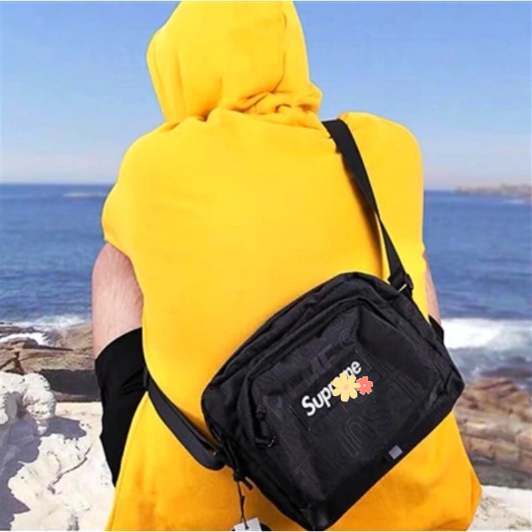 Túi Đeo Hông In logo 19ss46 Thời Trang Đường Phố Cho Nam Và Nữ