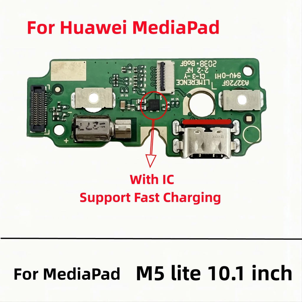 Bảng Mạch Cổng Sạc USB Cho Huawei MediaPad M5 Lite 10.8 SHT-AL09 SHT-W09 10 CMR-AL09 W09