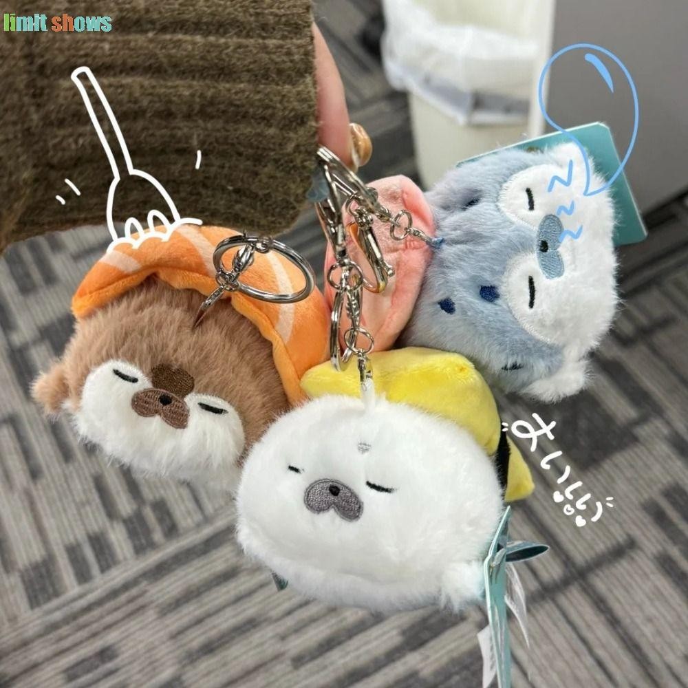 Limit SHOWS Seal Plush Móc khóa Marine Life Soft Doll Ba lô