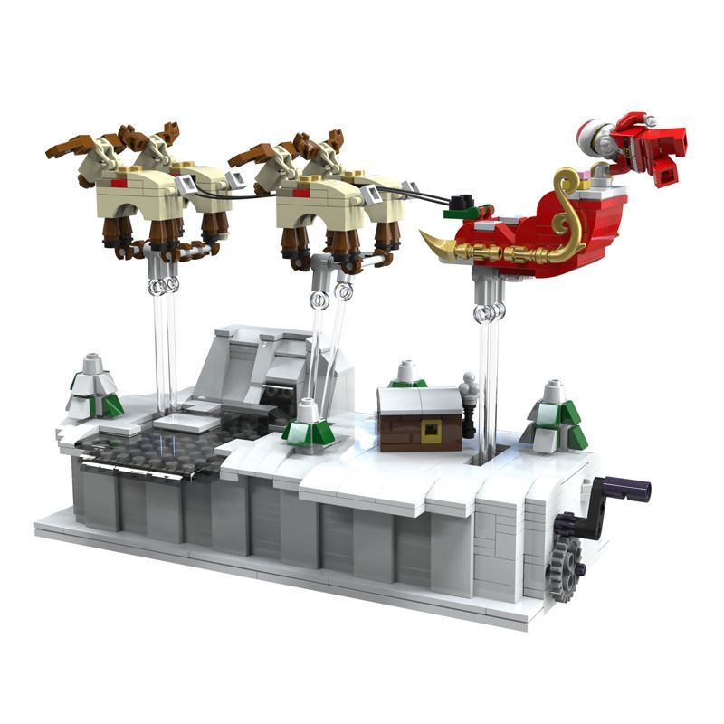 Bộ Đồ Chơi Xếp Hình lego Hình Ông Già Noel Giáo Dục Cho Bé