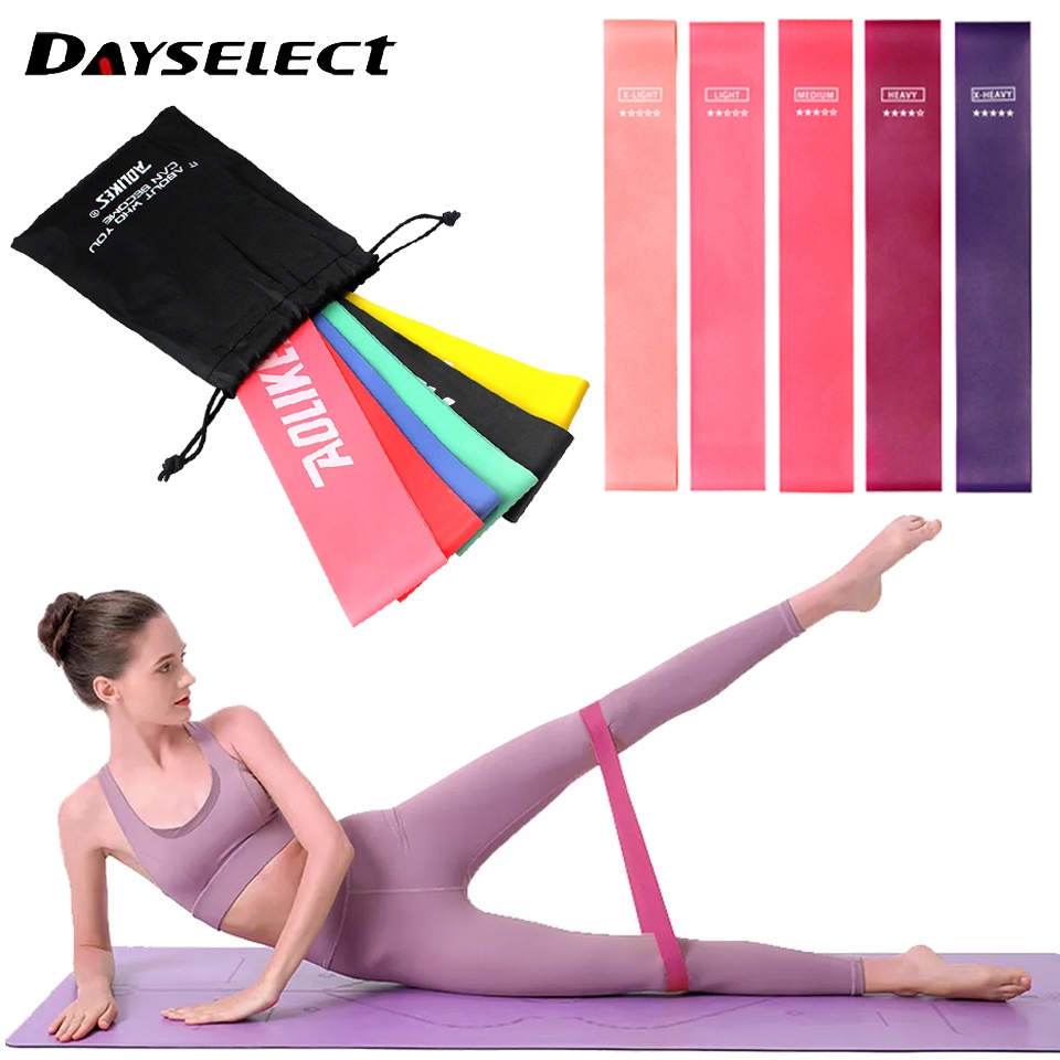 Dây miniband DAYSELECT kháng lực tập gym chân mông tay đùi cao su đàn hồi nam nữ