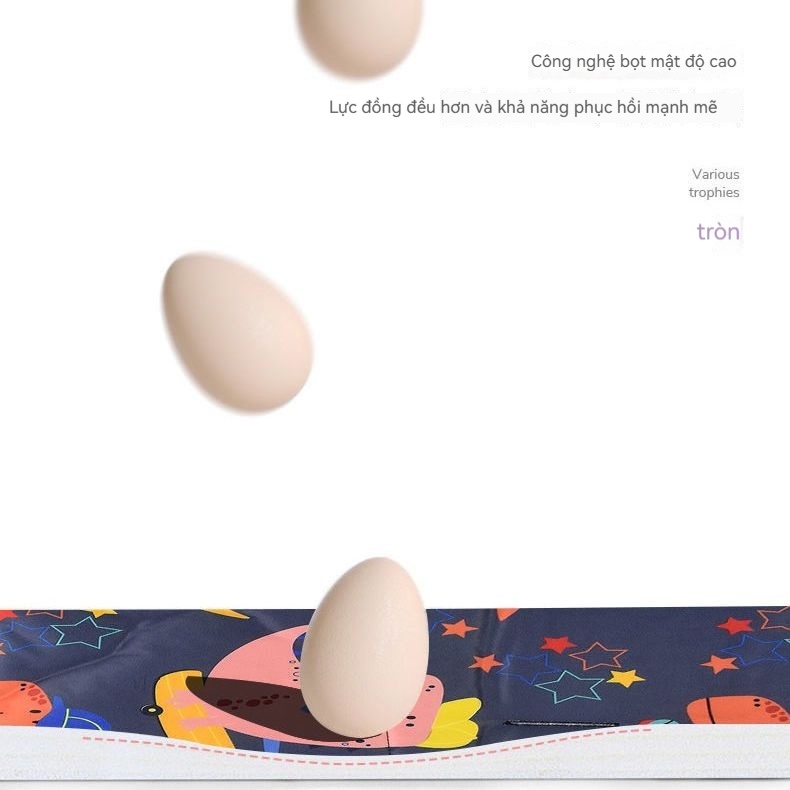 Đệm Lót Xe Đẩy Em Bé Hai Mặt Bằng cotton Dày Dặn Thông Dụng