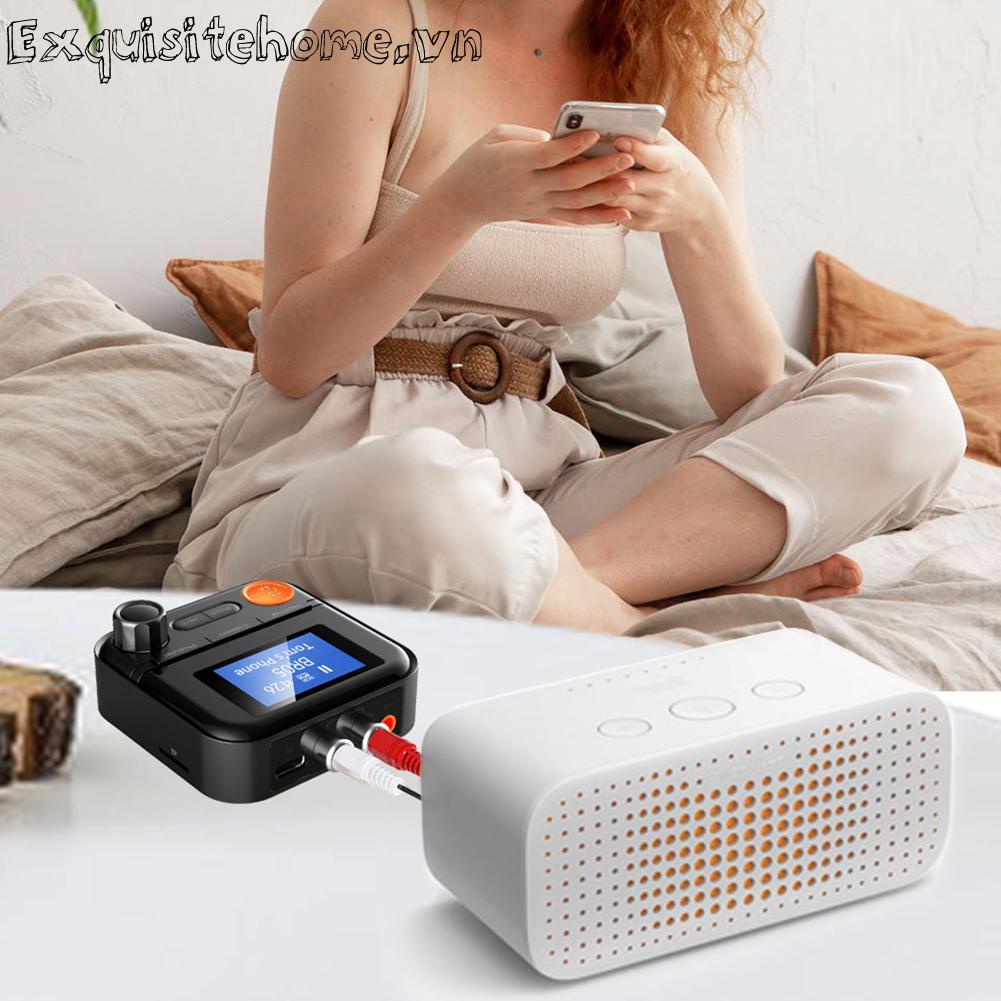 Thiết Bị Truyền Nhận Tín Hiệu bluetooth 5.2 aux 2rca tf Cho tv / Máy Tính
