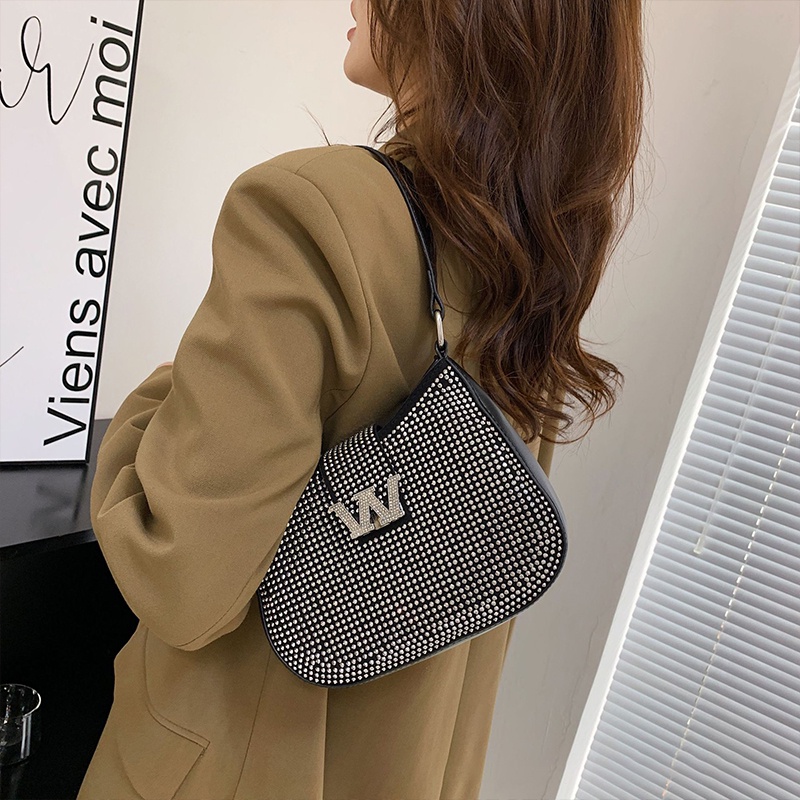 Chelkolrs Túi Xách Đeo Chéo Đính Đá Thời Trang Cho Nữ