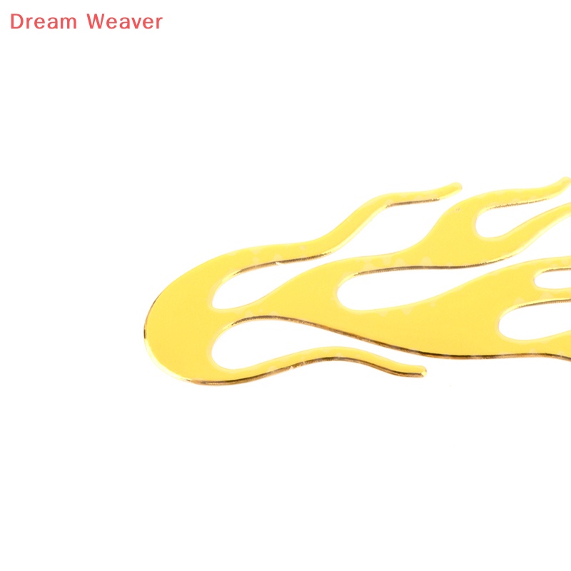 Sticker vinyl Dán Xe Hơi / Xe Máy Phản Quang 20 * 4cm Hình Ngọn Lửa 3d