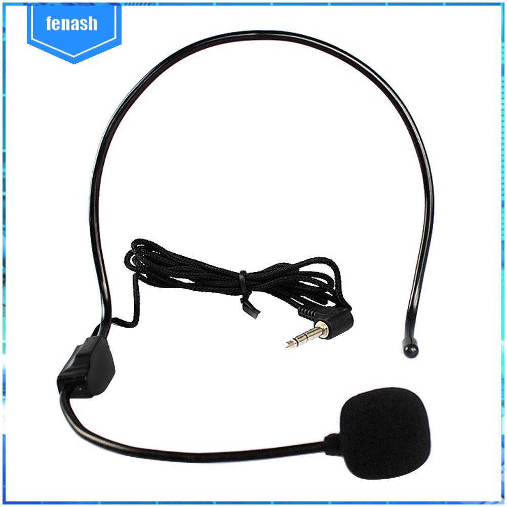 Tai Nghe Chụp Đầu Có Dây Kèm mic Giắc Cắm 3.5mm Chuyên Dụng Cho Giáo Viên Loa