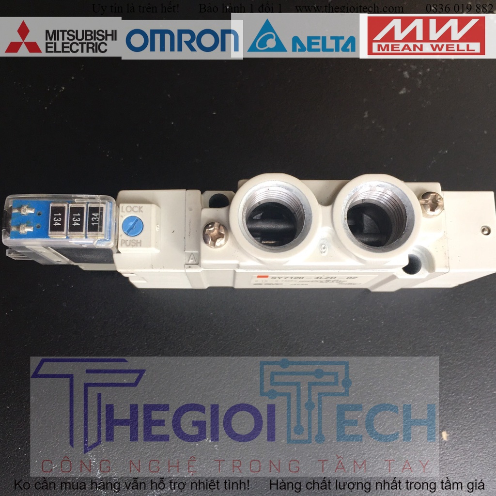 SY7120-5LZD-02 Van điện từ hãng SMC Điện 24V ren 13mm