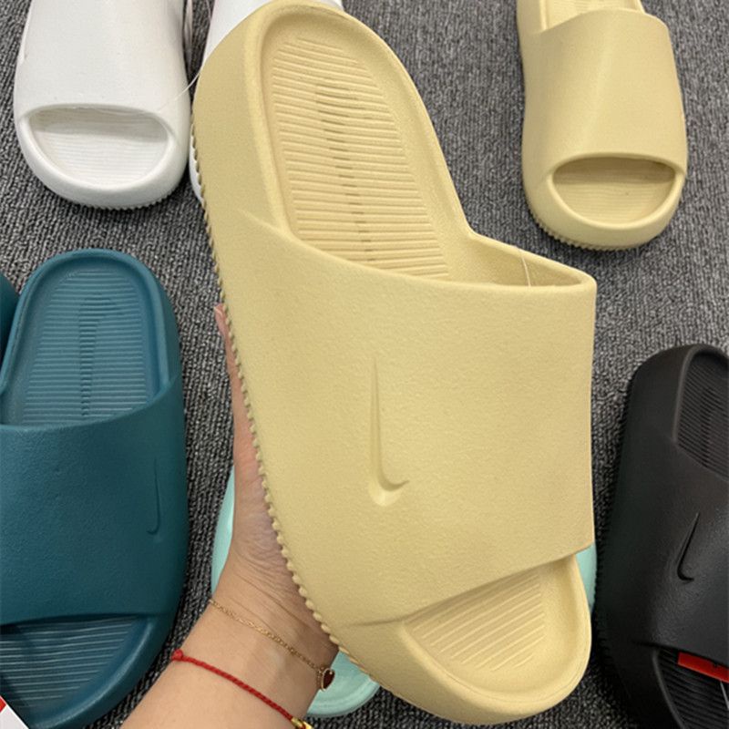 Dép Sandal Đế Mềm Dày Màu Trơn Thời Trang Mùa Hè Cho Cặp Đôi