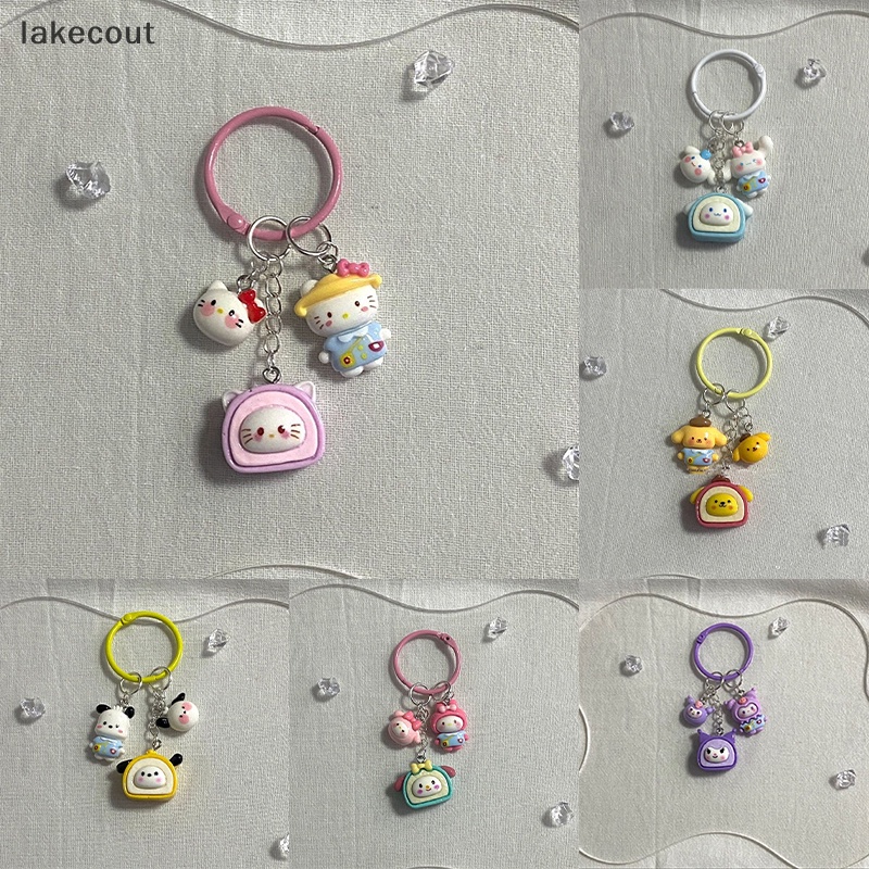 SANRIO Móc Khóa Hình Nhân Vật Hoạt Hình Dễ Thương